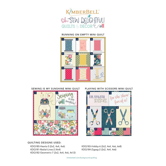 Oh, Sew Delightful! Quilting Designs Bundle Stitch by Stitch