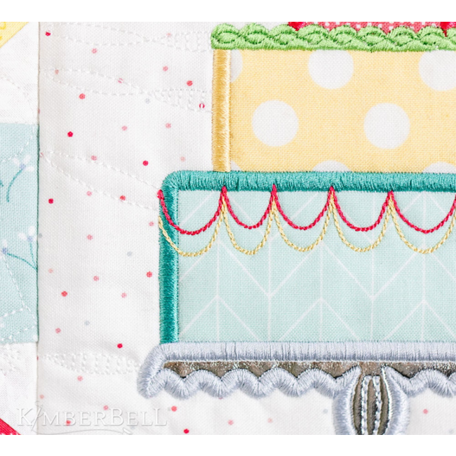 Kimberbell Shout Hooray Bench Pillow Software, Discontinued, While Supplies Last