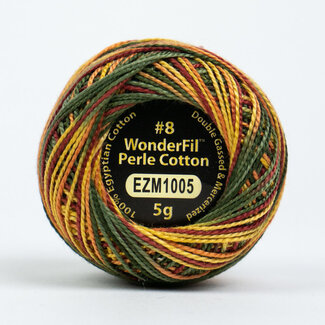 Wonderfil Eleganza™ 8wt Perle Cotton Thread Variegated - Savanna