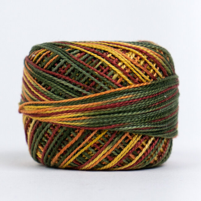 Eleganza™ 8wt Perle Cotton Thread Variegated - Savanna