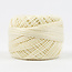Eleganza 8 wt 2-ply Egyptian Perle Cotton Thread for Handwork, EL5G-904, Cat’s Cream 5g ball, 38.4m