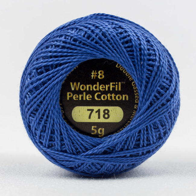 Eleganza 8 wt 2-ply Egyptian Perle Cotton Thread for Handwork, EL5G-718, Tempest 5g ball, 38.4m