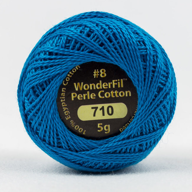 Eleganza™ 8wt Perle Cotton Thread Solid - Bottle Blue