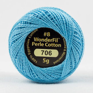 Wonderfil Eleganza™ 8wt Perle Cotton Thread Solid - Summer Skies