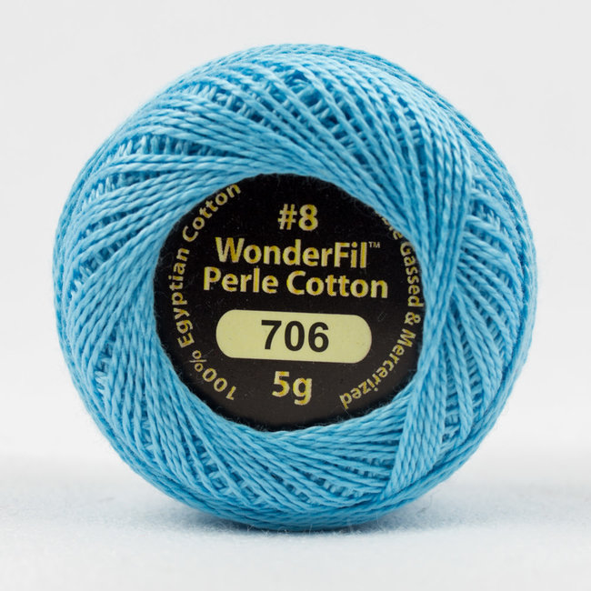 Eleganza™ 8wt Perle Cotton Thread Solid - Summer Skies