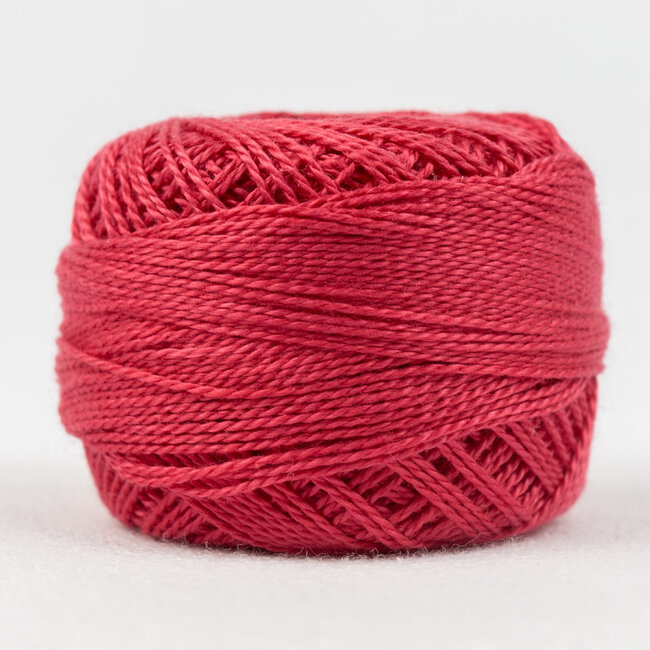 Eleganza™ 8wt Perle Cotton Thread Solid - Bright Lipstick