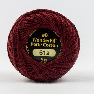 Wonderfil Eleganza™ 8wt Perle Cotton Thread Solid - Dry Wine