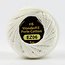 Wonderfil Eleganza 8 wt 2-ply Egyptian Perle Cotton Thread for Handwork, EL5G-6, First Snow 5g ball, 38.4m
