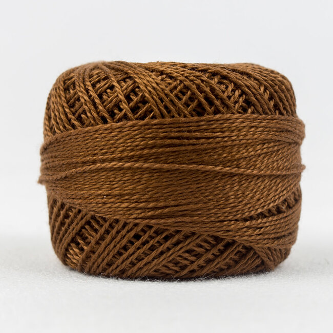Eleganza™ 8wt Perle Cotton Thread Solid - Milk Chocolate
