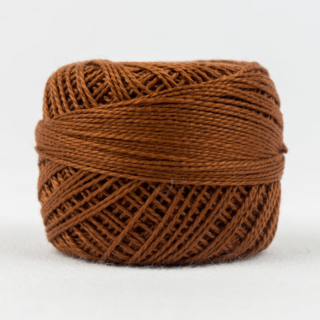 Eleganza™ 8wt Perle Cotton Thread Solid - Saddle Brown