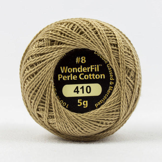 Eleganza™ 8wt Perle Cotton Thread Solid - Khaki