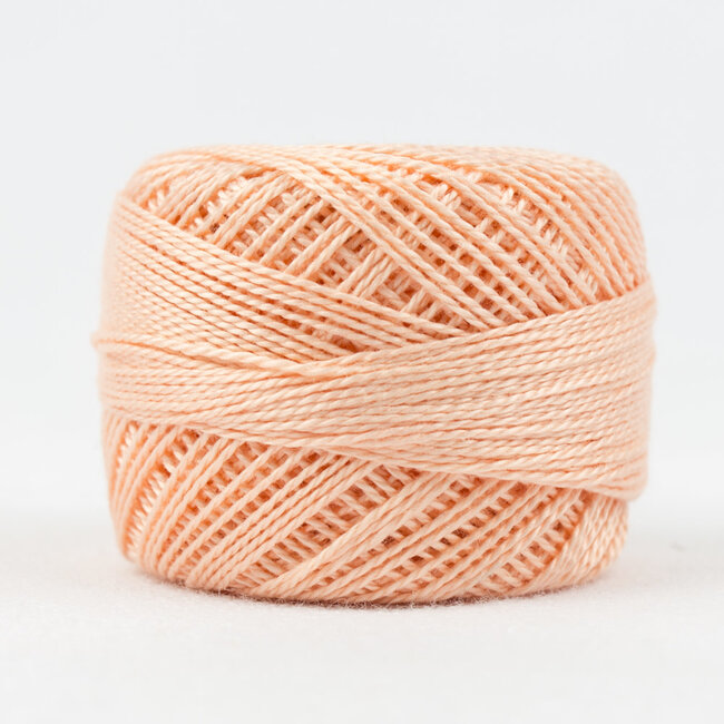 Eleganza™ 8wt Perle Cotton Thread Solid - Peach Fuzz