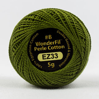 Wonderfil Eleganza™ 8wt Perle Cotton Thread Solid - Marsh Green