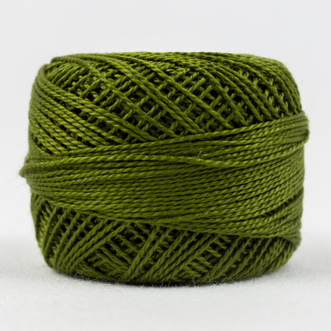 Eleganza™ 8wt Perle Cotton Thread Solid - Marsh Green - EZ33