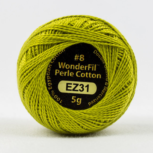 Eleganza™ 8wt Perle Cotton Thread Solid - Lemongrass