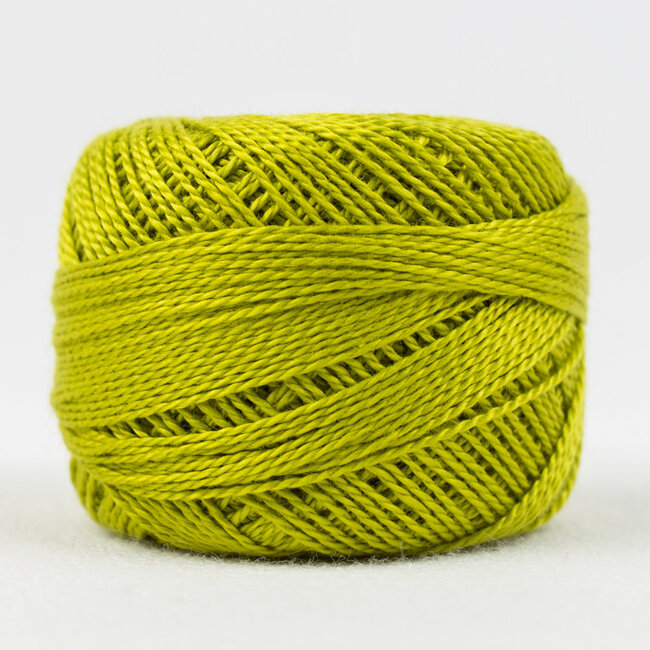 Eleganza™ 8wt Perle Cotton Thread Solid - Lemongrass