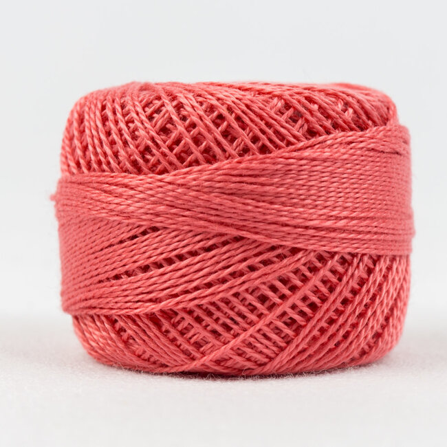 Eleganza™ 8wt Perle Cotton Thread Solid - Raspberry Frosting