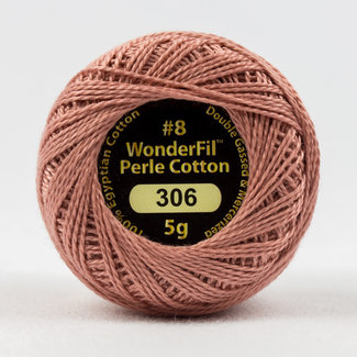 Wonderfil Eleganza™ 8wt Perle Cotton Thread Solid - Rosy Tan