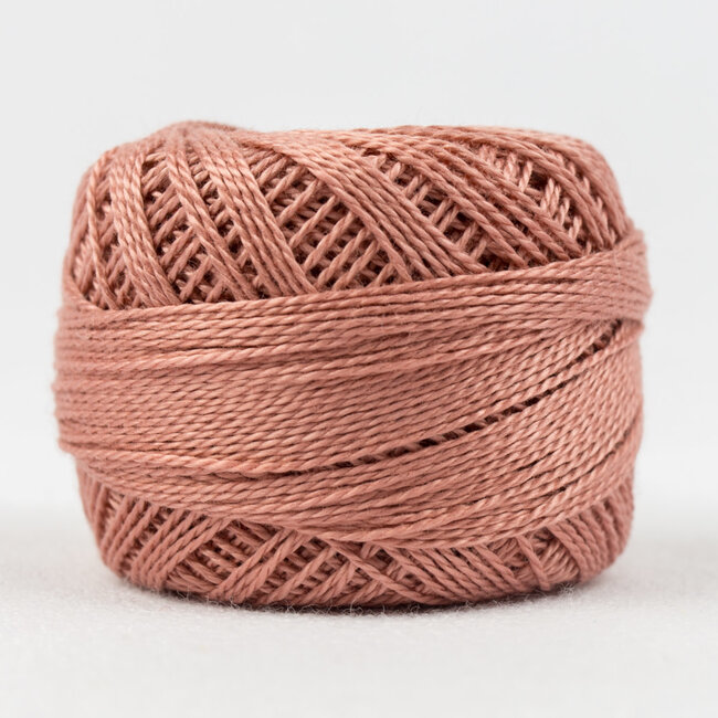 Eleganza™ 8wt Perle Cotton Thread Solid - Rosy Tan