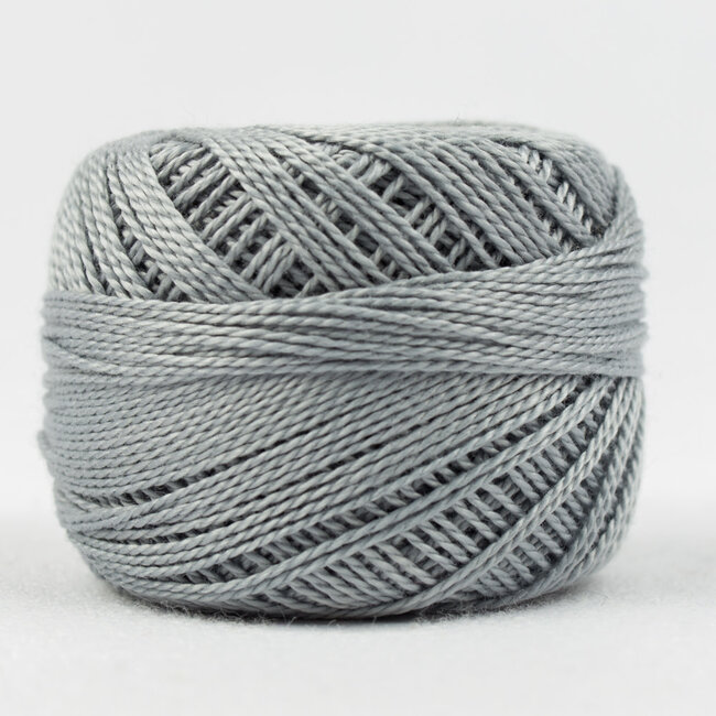 Eleganza™ 8wt Perle Cotton Thread Solid - Silverware