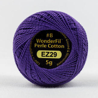 Wonderfil Eleganza™ 8wt Perle Cotton Thread Solid - Blueberry Bush