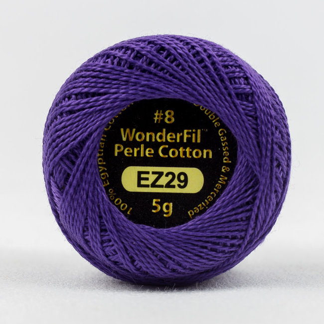 Eleganza™ 8wt Perle Cotton Thread Solid - Blueberry Bush