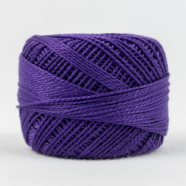 Eleganza™ 8wt Perle Cotton Thread Solid - Blueberry Bush