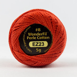 Wonderfil Eleganza™ 8wt Perle Cotton Thread Solid - Race Car Red