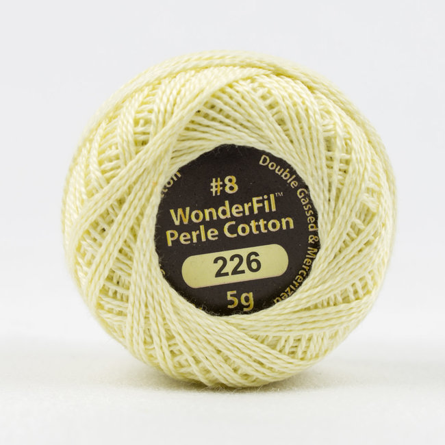 Eleganza™ 8wt Perle Cotton Thread Solid - Dandelion Puff