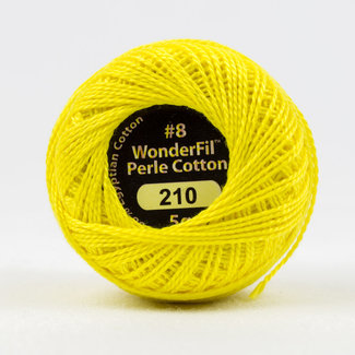 Wonderfil Eleganza™ 8wt Perle Cotton Thread Solid - Lemon Peel