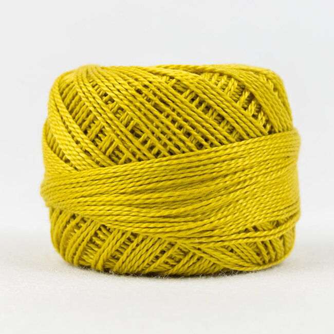 Eleganza™ 8wt Perle Cotton Thread Solid - Brass Trumpet