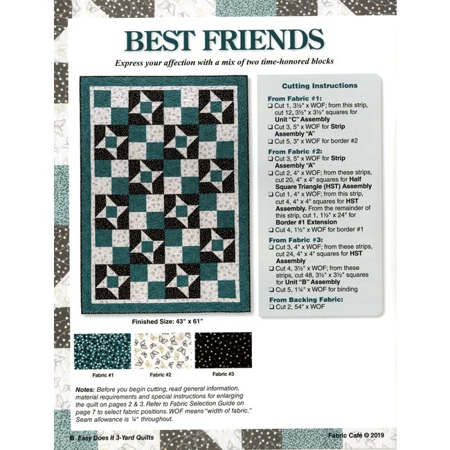 Easy Does It 3-Yard Quilts