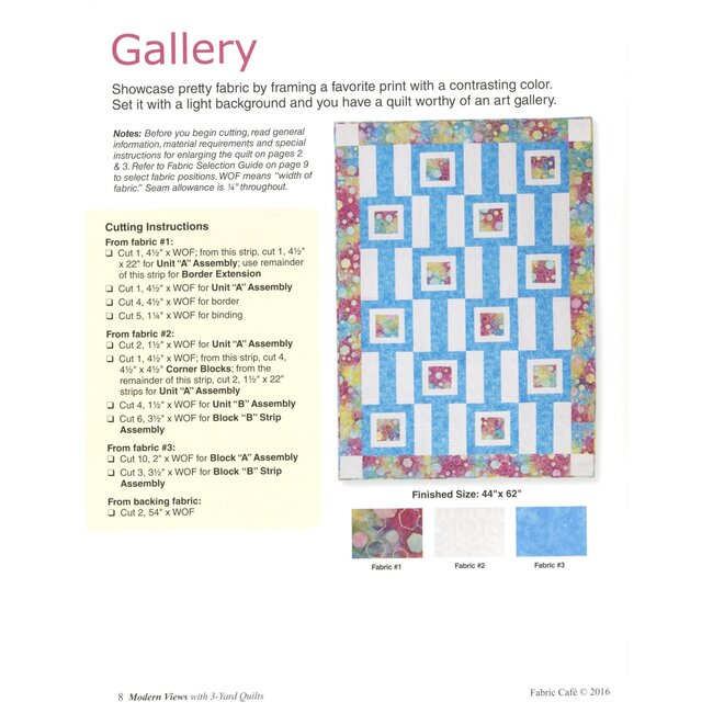 Modern Views with 3-Yard Quilts