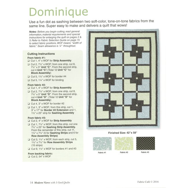 Modern Views with 3-Yard Quilts