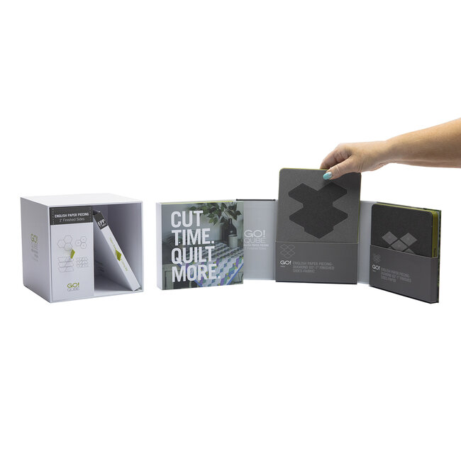 GO! Qube® English Paper Piecing-1” Finished Sides