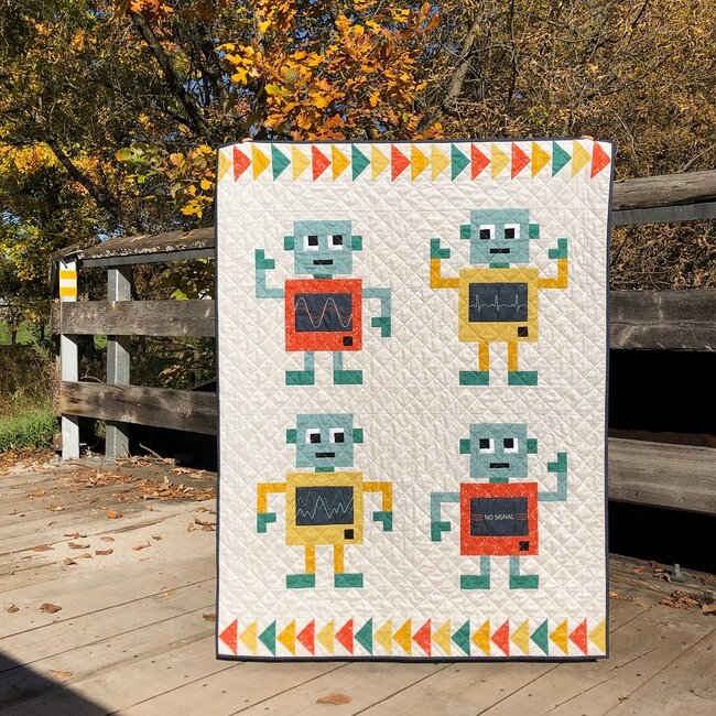 Rocking Robots Quilt Pattern
