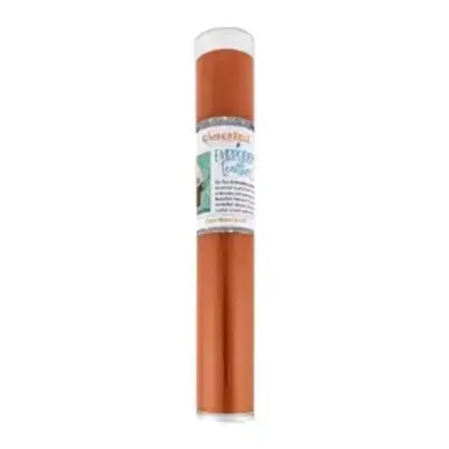 Embroidery Leather:  Camel Brown, Discontinued, While Supplies Last