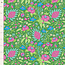 Bloomsville, Flowertangle, Green 100512 $0.20 per cm or $20/m