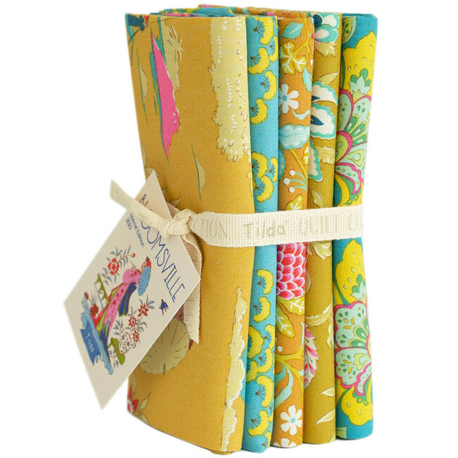 Bloomsville Fat Quarter Bundle Corn Sky 5 pcs 300162