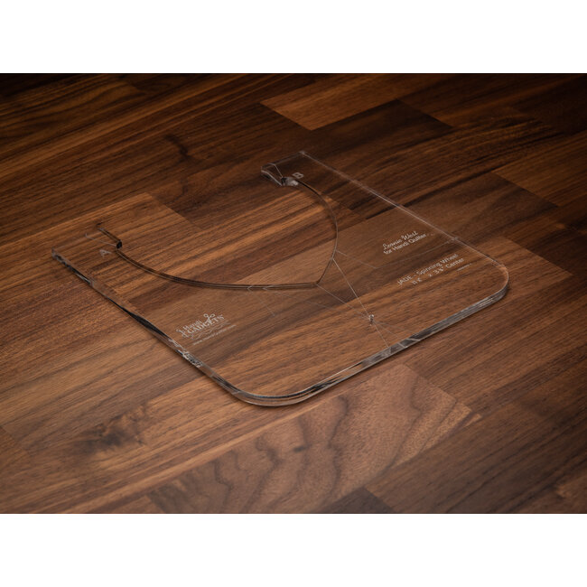 Jade Spinning Wheel Ruler (3 3/4" Center)