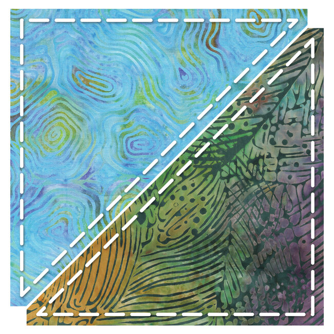 GO! Half Square Triangle-6" Finished Square