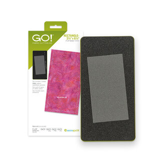 AccuQuilt GO! Rectangle-3 1/2" x 6 1/2" (3" x 6" Finished)