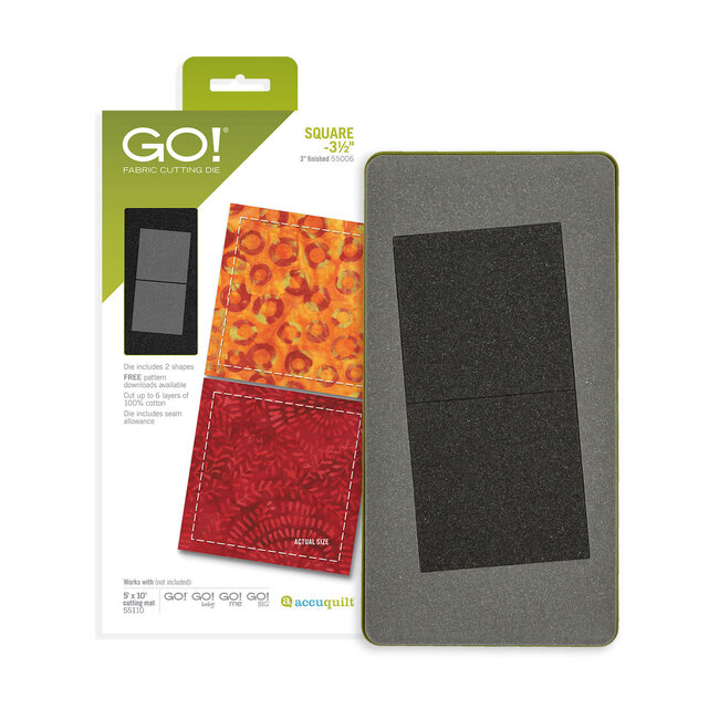 GO! Square-3 1/2” (3” Finished)