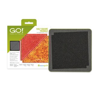 AccuQuilt GO! Half Square Triangle-4 1/2” Finished Square