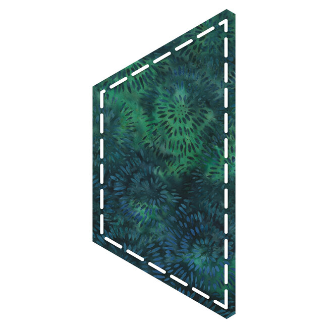 GO! Half Hexagon-4 1/2" Sides (4 1/4" Finished)