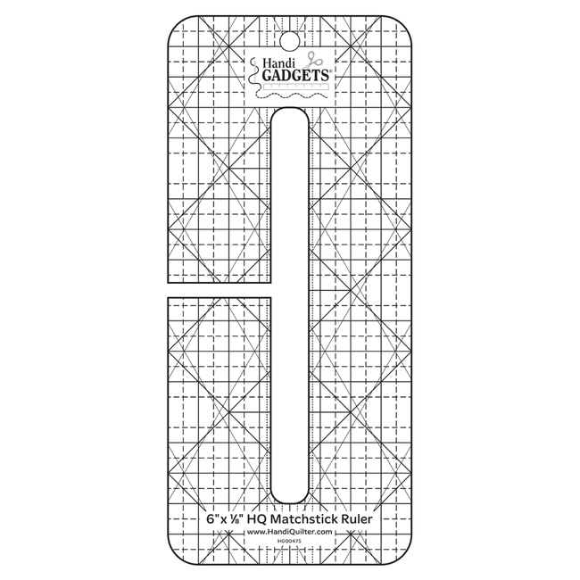 Matchstick Ruler 6" x 1/8"