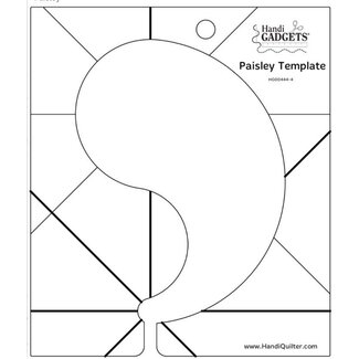 Handi Quilter Paisley 7.5-Inch Template *NEW