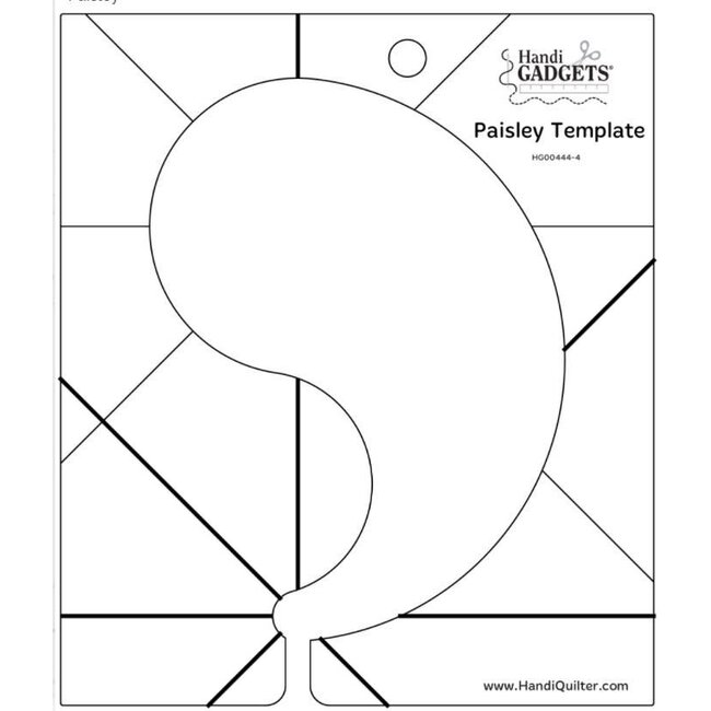 Paisley 7.5-Inch Template *NEW