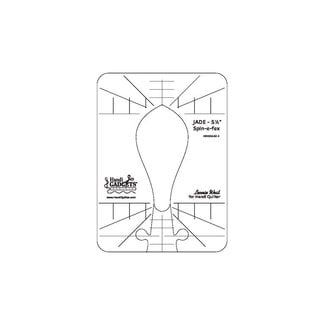 Handi Quilter Jade 5.5" Spin-E-Fex Ruler *discontinued