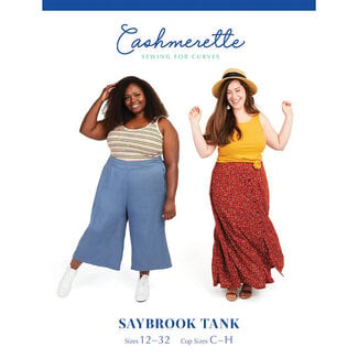 Cashmerette Saybrook Tank Pattern 12-32 (Cup C-H)